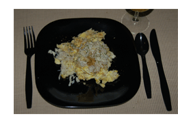 Old Bay Scrambled Eggs