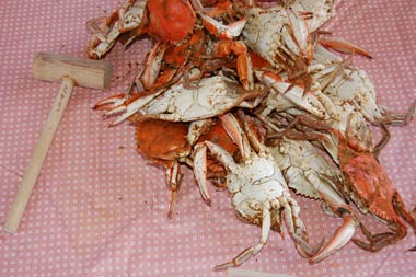 Old Bay Steamed Crabs